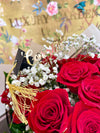 A DOZEN ROSES FOR GRADUATION